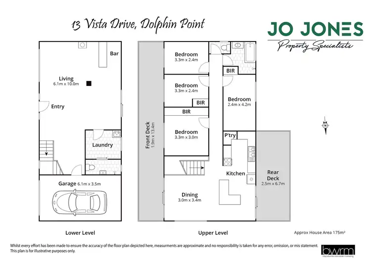 Floorplan of Homely house listing, 13 Vista Drive, Dolphin Point NSW 2539