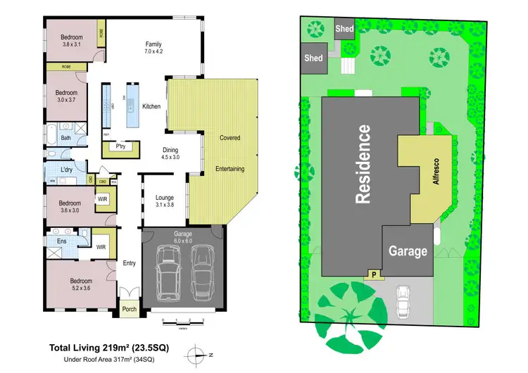 Floorplan of Homely house listing, 15 Spencer Court, Yarragon VIC 3823
