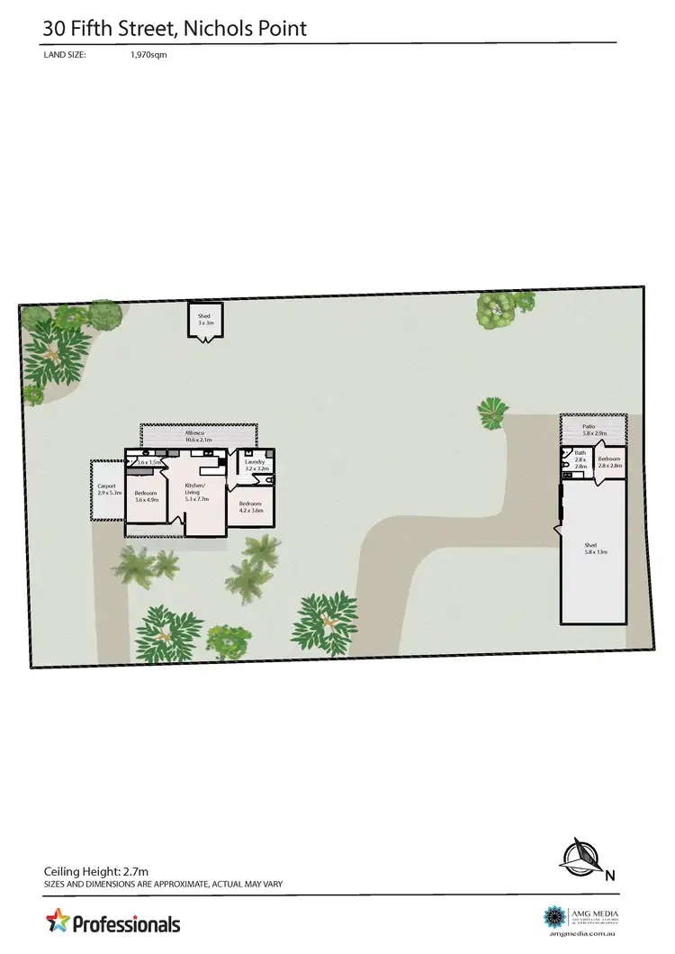 Floorplan of Homely house listing, 30 Fifth Street, Nichols Point VIC 3501