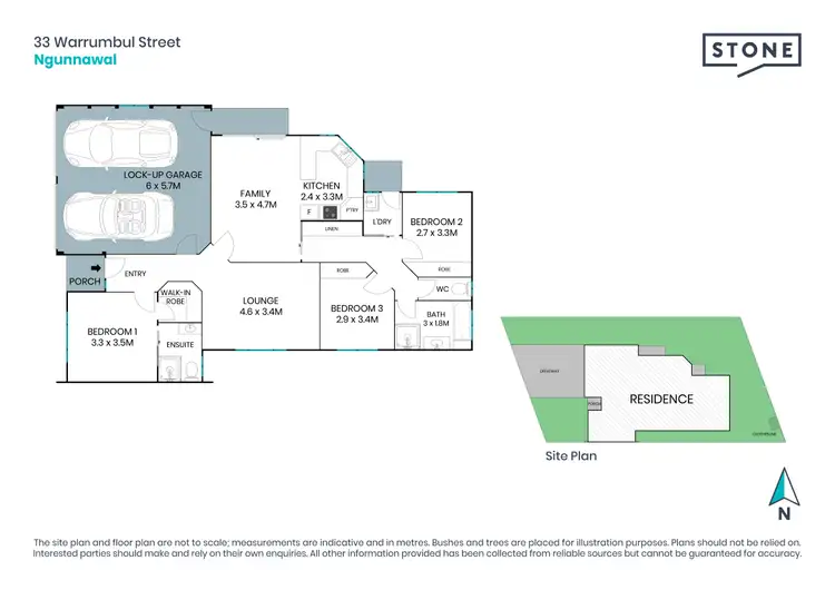 Floorplan of Homely house listing, 33 Warrumbul Street, Ngunnawal ACT 2913