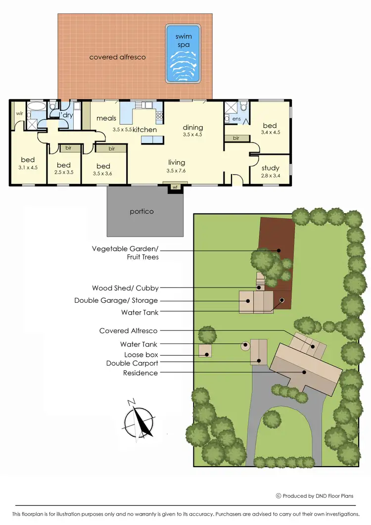 Floorplan of Homely rural property listing, 505 Ballarto Road, Skye VIC 3977