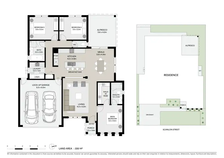 Floorplan of Homely house listing, 22 Scanlon Street, Lucas VIC 3350