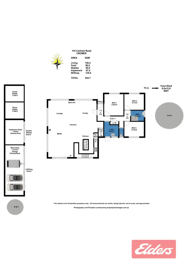 Floorplan of Homely house listing, 134 Canham Road, Cromer SA 5235