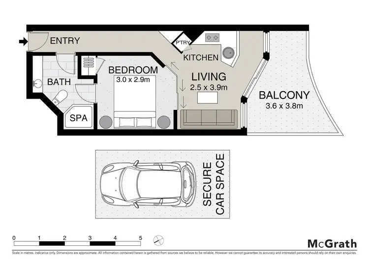 Floorplan of Homely unit listing, 453/11 Mooloolaba Esplanade, Mooloolaba QLD 4557