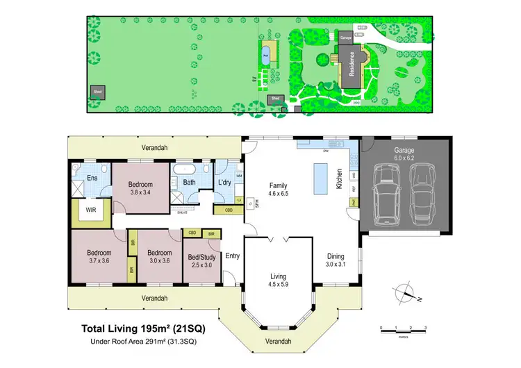 Floorplan of Homely house listing, 9 Pepperell Drive, Drouin VIC 3818