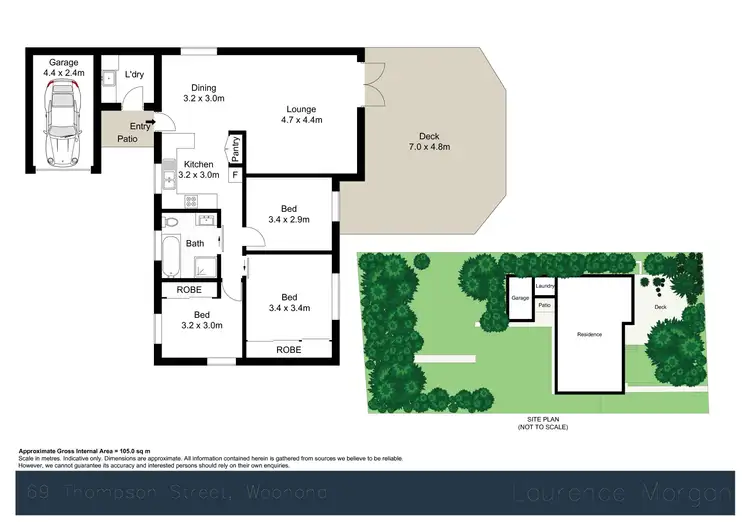 Floorplan of Homely house listing, 69 Thompson Street, Woonona NSW 2517