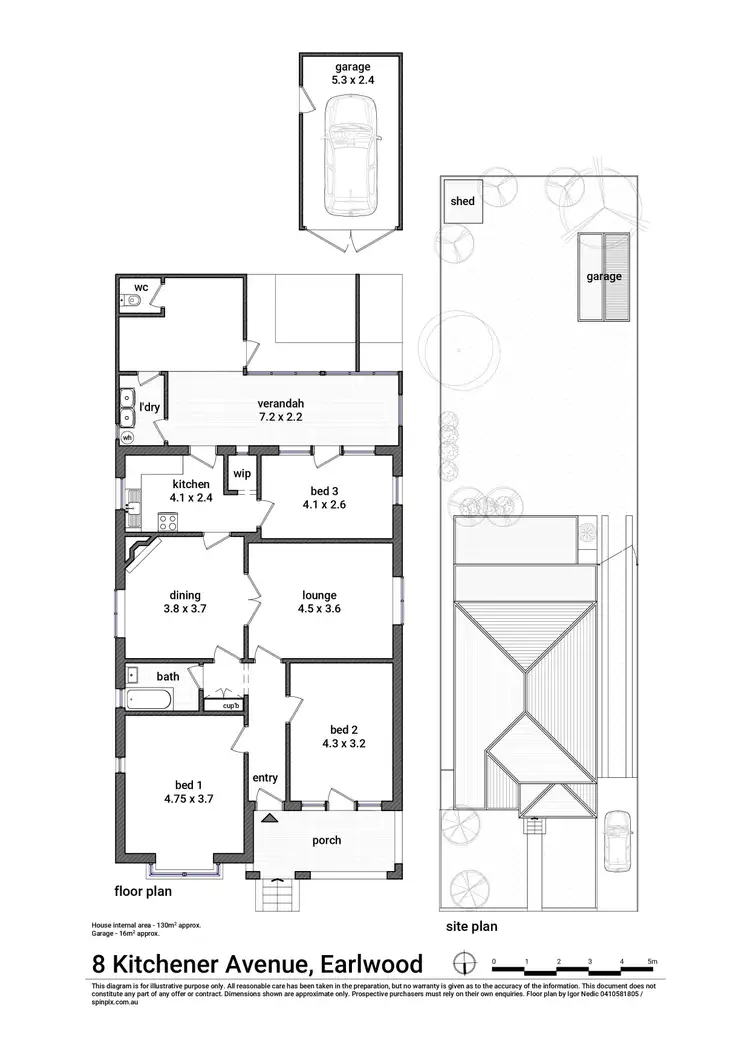 Floorplan of Homely house listing, 8 Kitchener Avenue, Earlwood NSW 2206