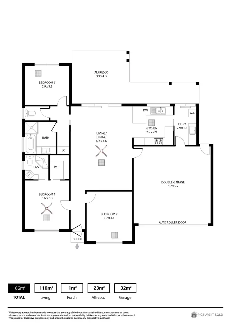 Floorplan of Homely house listing, 3 Thistle Avenue, Klemzig SA 5087