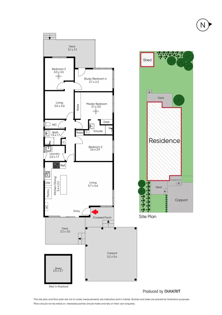 Floorplan of Homely house listing, 100 Fourth Avenue, Rosebud VIC 3939