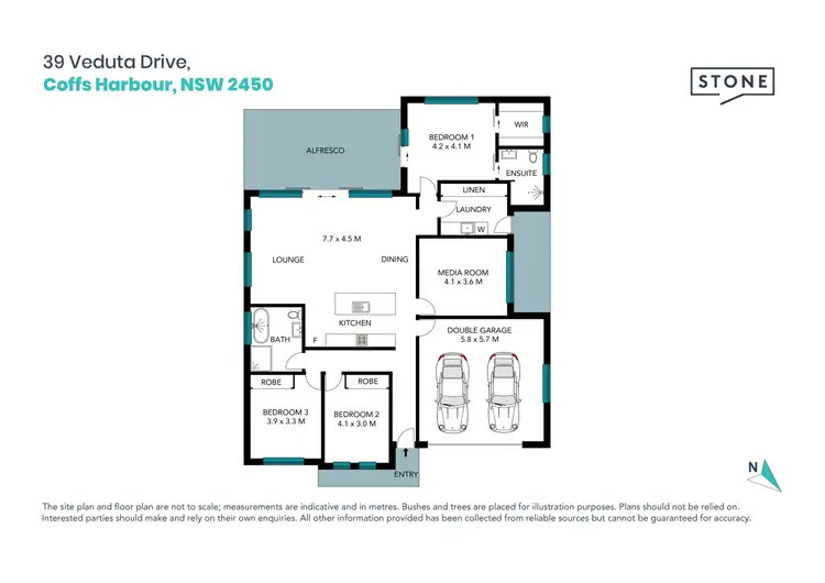 Floorplan of Homely house listing, 39 Veduta Drive, Coffs Harbour NSW 2450