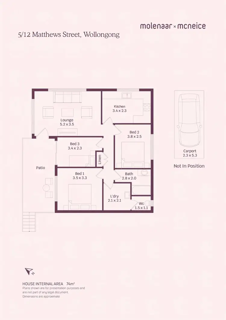 Floorplan of Homely apartment listing, 5/12 Matthews Street, Wollongong NSW 2500