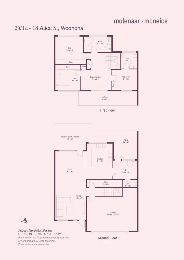 Floorplan of Homely townhouse listing, 23/14 - 18 Alice Street, Woonona NSW 2517