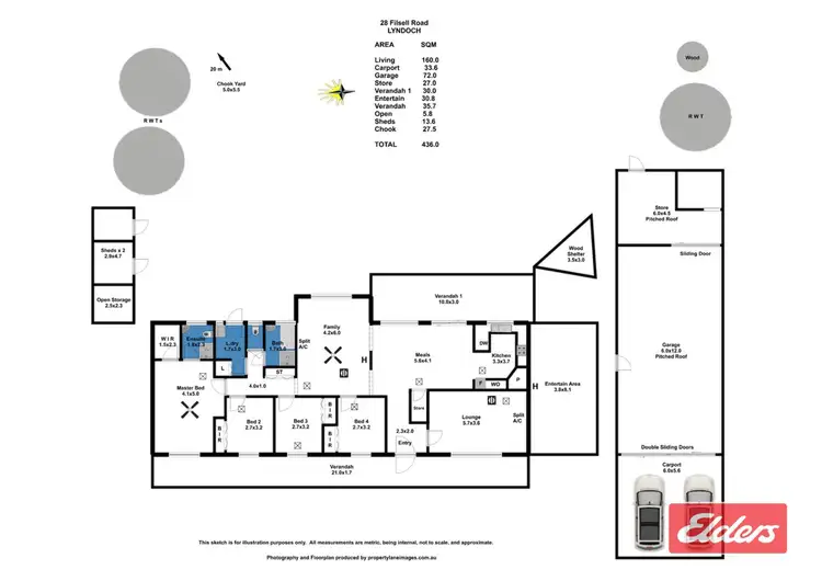 Floorplan of Homely house listing, 28 Filsell Road, Lyndoch SA 5351