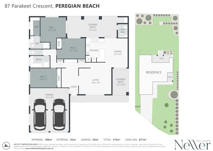 Floorplan of Homely house listing, 87 Parakeet Crescent, Peregian Beach QLD 4573