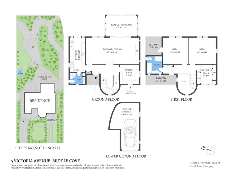 Floorplan of Homely house listing, 5 Victoria Avenue, Middle Cove NSW 2068