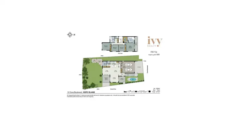 Floorplan of Homely house listing, 12 Cova Boulevard, Hope Island QLD 4212