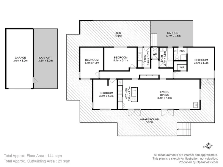 Floorplan of Homely house listing, 169a Sommers Bay Road, Murdunna TAS 7178