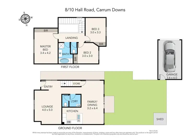 Floorplan of Homely unit listing, 8/10 Hall Road, Carrum Downs VIC 3201