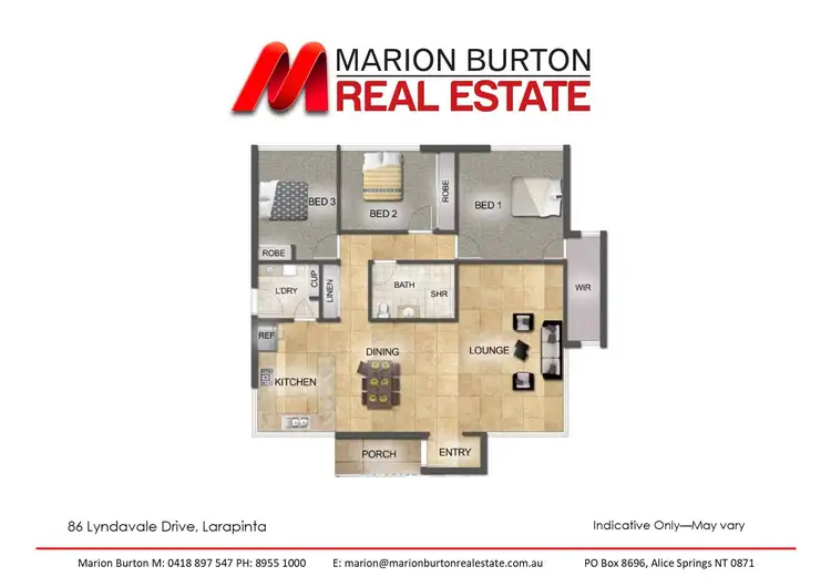 Floorplan of Homely house listing, 86 Lyndavale Drive, Larapinta NT 875