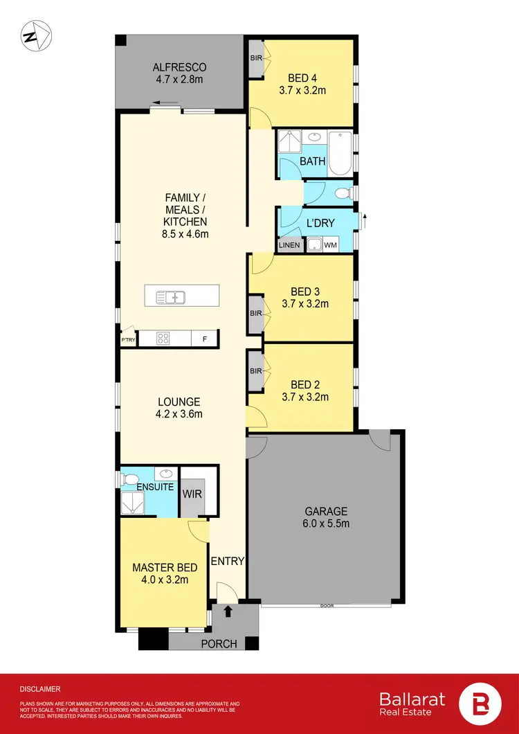 Floorplan of Homely house listing, 58 Sydney Way, Alfredton VIC 3350