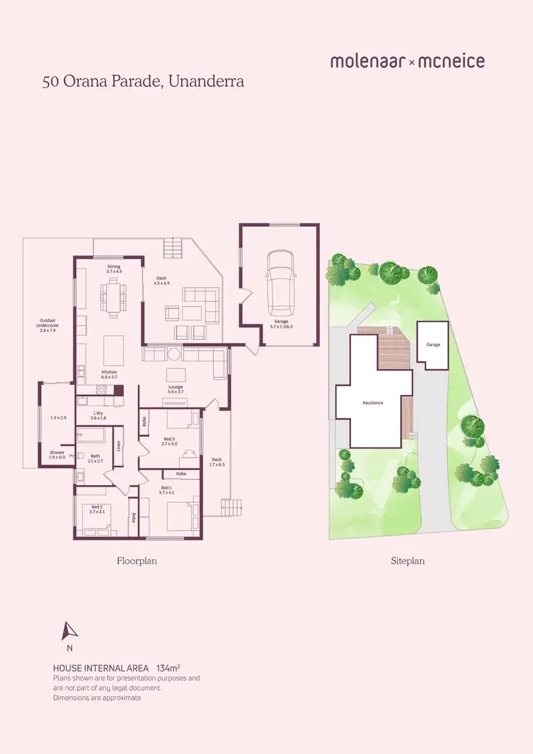 Floorplan of Homely house listing, 50 Orana Parade, Unanderra NSW 2526