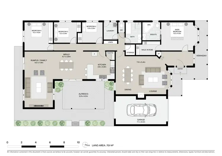 Floorplan of Homely house listing, 15 Amazon Court, Rowville VIC 3178