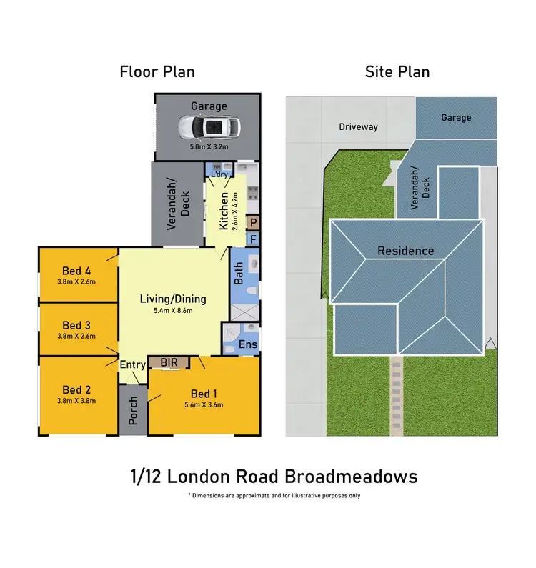 Floorplan of Homely house listing, 1/12 London Road, Broadmeadows VIC 3047