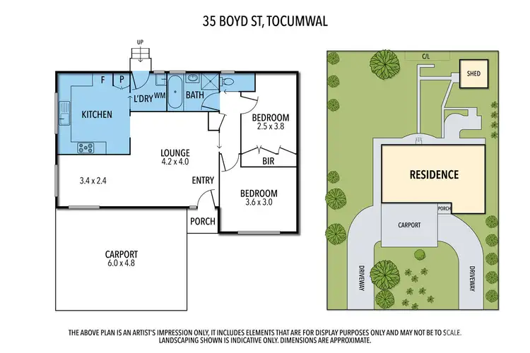 Floorplan of Homely house listing, 35 Boyd Street, Tocumwal NSW 2714