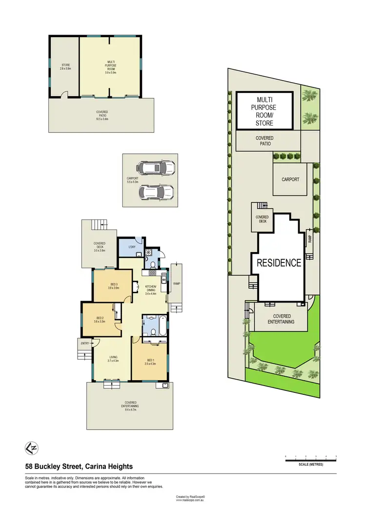 Floorplan of Homely house listing, 58 Buckley Street, Carina Heights QLD 4152