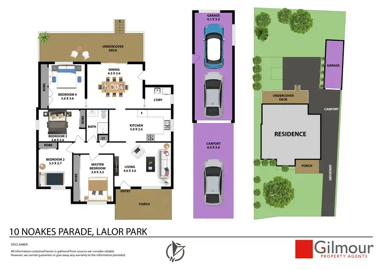 Floorplan of Homely house listing, 10 Noakes Parade, Lalor Park NSW 2147