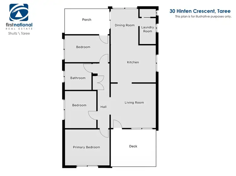 Floorplan of Homely house listing, 30 Hinten Crescent, Taree NSW 2430