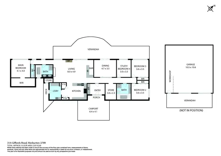 Floorplan of Homely house listing, 31A Giffords Road, Warburton VIC 3799