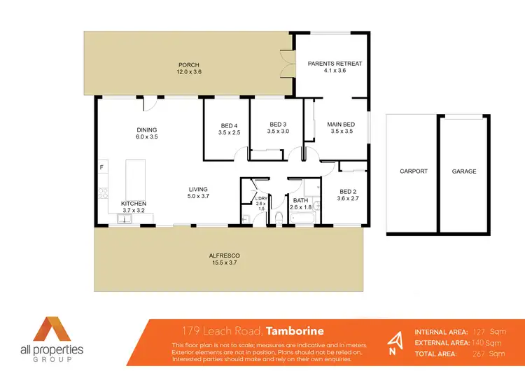 Floorplan of Homely house listing, 1/179 Leach Road, Tamborine QLD 4270