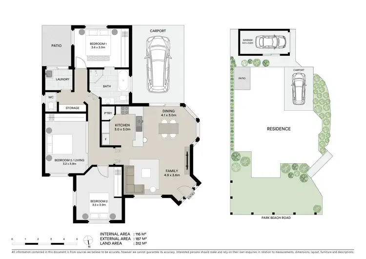 Floorplan of Homely unit listing, 1/82-84 Park Beach Road, Coffs Harbour NSW 2450