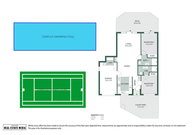 Floorplan of Homely townhouse listing, 15/12-18 Newth Place, Surf Beach NSW 2536