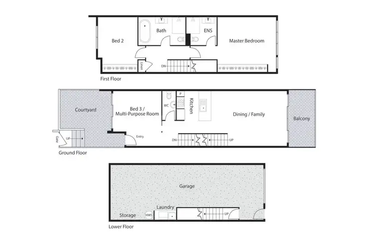 Floorplan of Homely house listing, 28/26 Marie Little Crescent, Denman Prospect ACT 2611