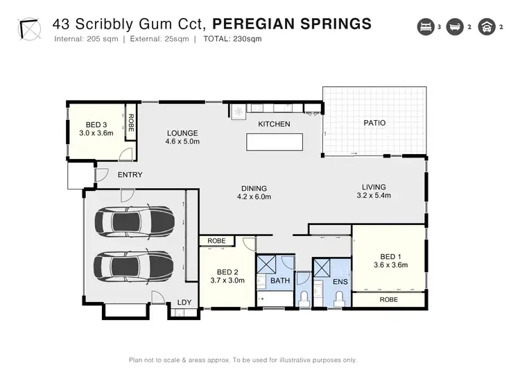 Floorplan of Homely house listing, 43 Scribbly Gum Circuit, Peregian Springs QLD 4573