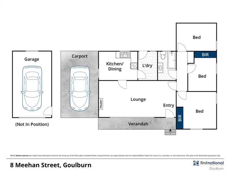 Floorplan of Homely house listing, 8 Meehan Street, Goulburn NSW 2580