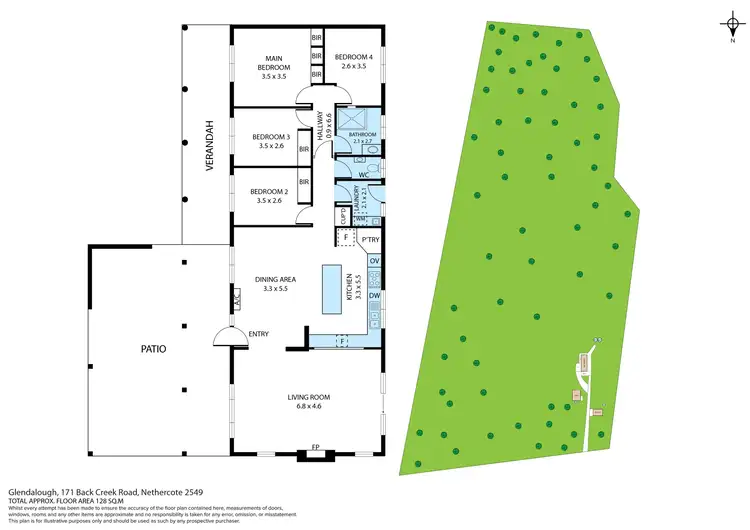 Floorplan of Homely house listing, 171 Back Creek Road, Nethercote NSW 2549