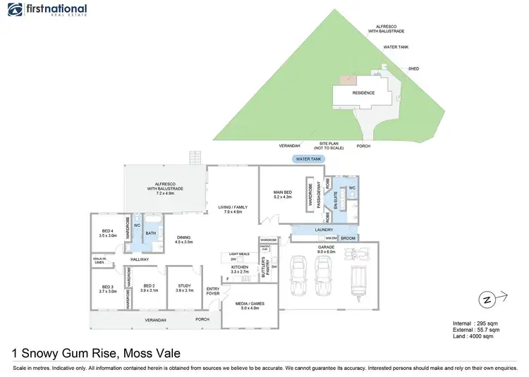 Floorplan of Homely house listing, 1 Snowy Gum Rise, Moss Vale NSW 2577