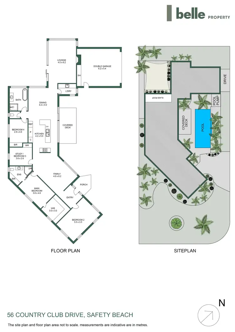 Floorplan of Homely house listing, 56 Country Club Drive, Safety Beach VIC 3936