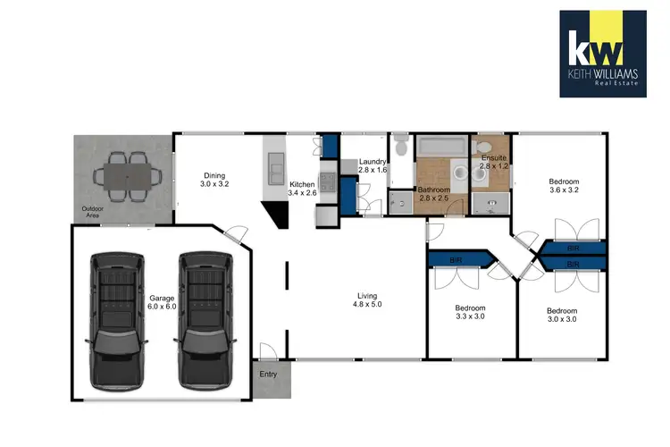 Floorplan of Homely house listing, 118 Hammersmith Circuit, Traralgon VIC 3844