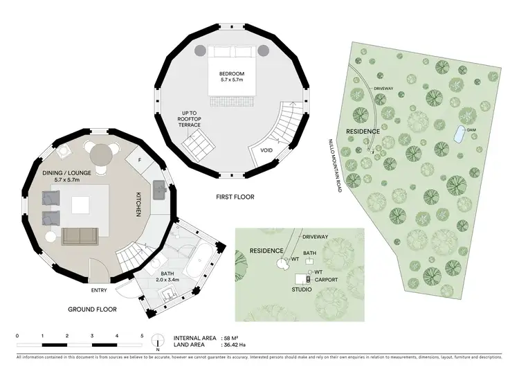 Floorplan of Homely rural property listing, 2515 Nullo Mountain Road, Rylstone NSW 2849