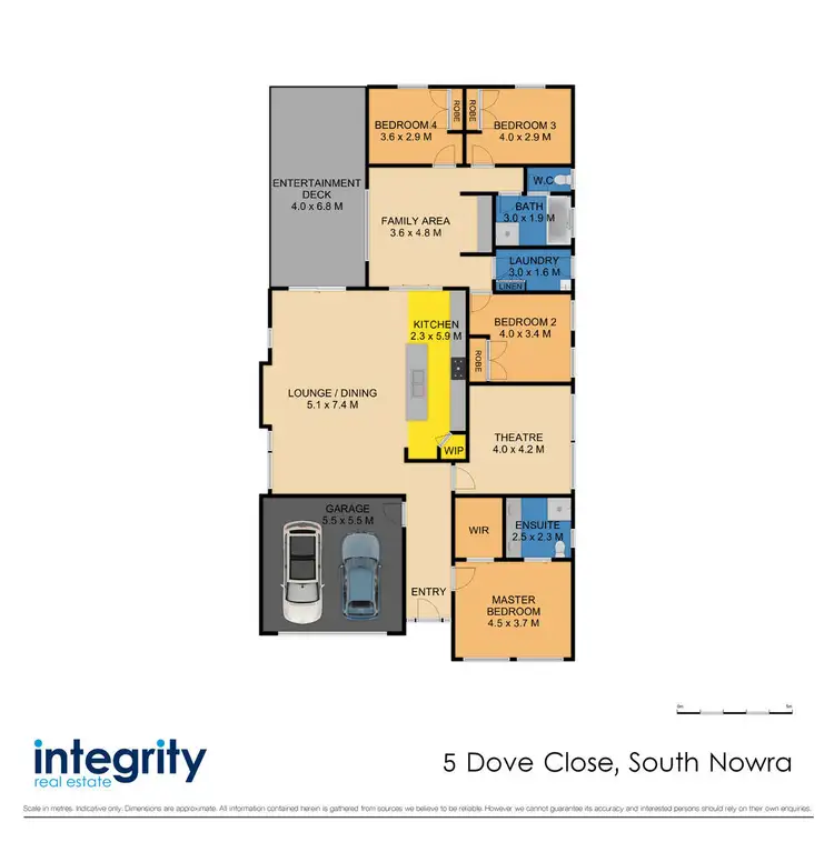 Floorplan of Homely house listing, 5 Dove Close, South Nowra NSW 2541