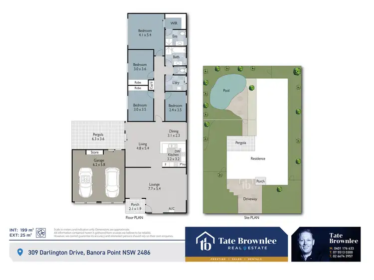 Floorplan of Homely house listing, 309 Darlington Drive, Banora Point NSW 2486