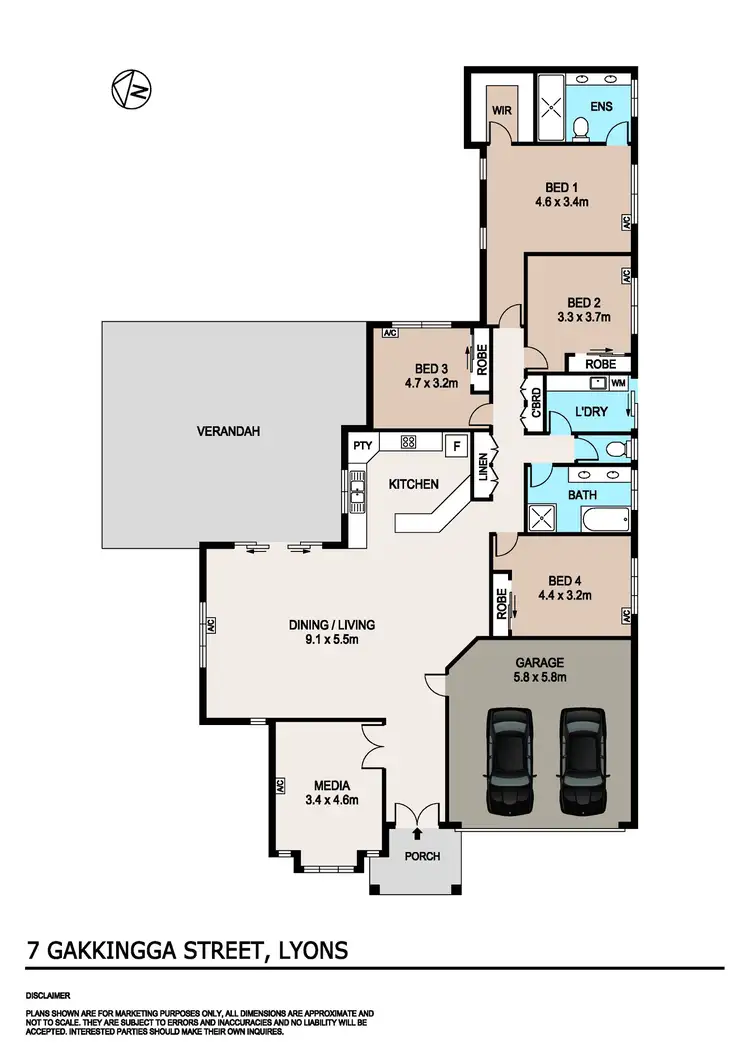 Floorplan of Homely house listing, 7 Gakkingga Street, Lyons NT 810