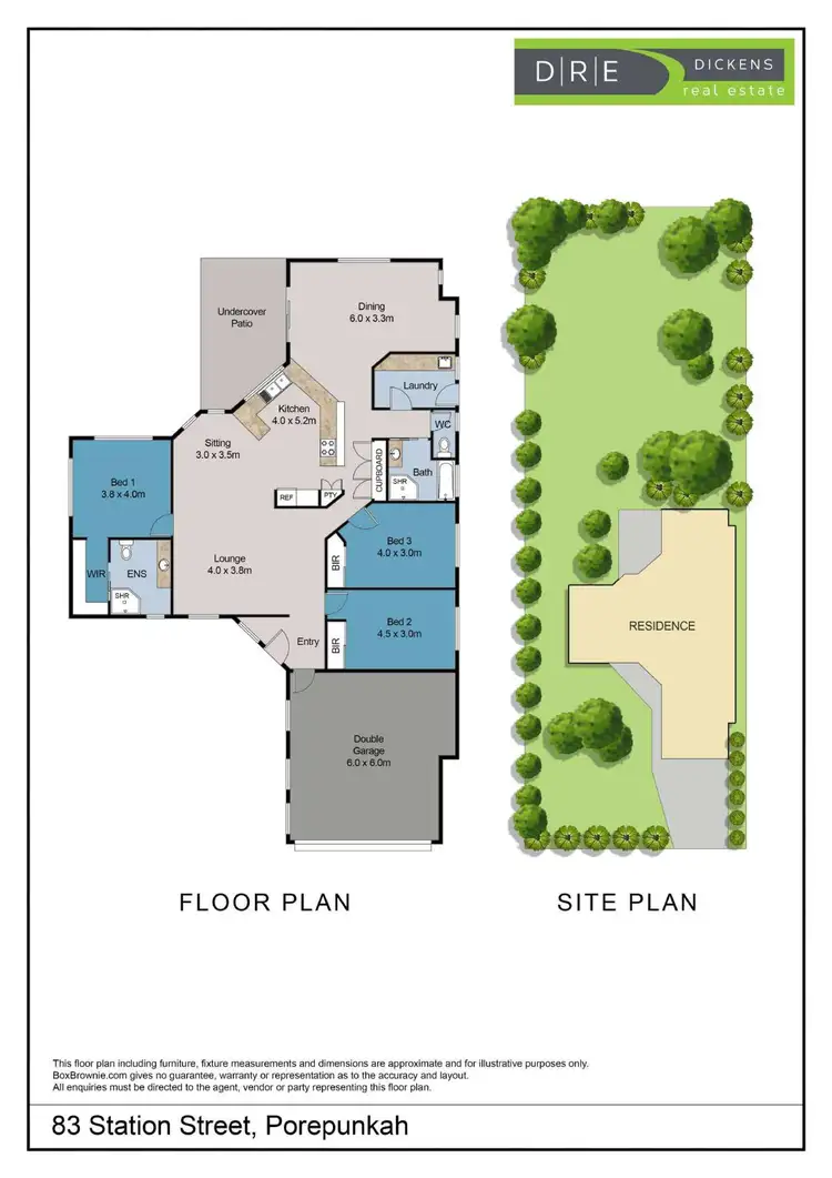 Floorplan of Homely house listing, 83 Station Street, Porepunkah VIC 3740