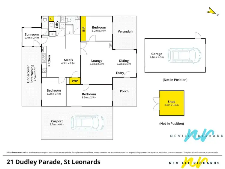 Floorplan of Homely house listing, 21 Dudley Parade, St Leonards VIC 3223