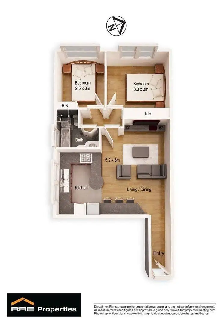 Floorplan of Homely apartment listing, 4/1 Frogmore Street, Mascot NSW 2020