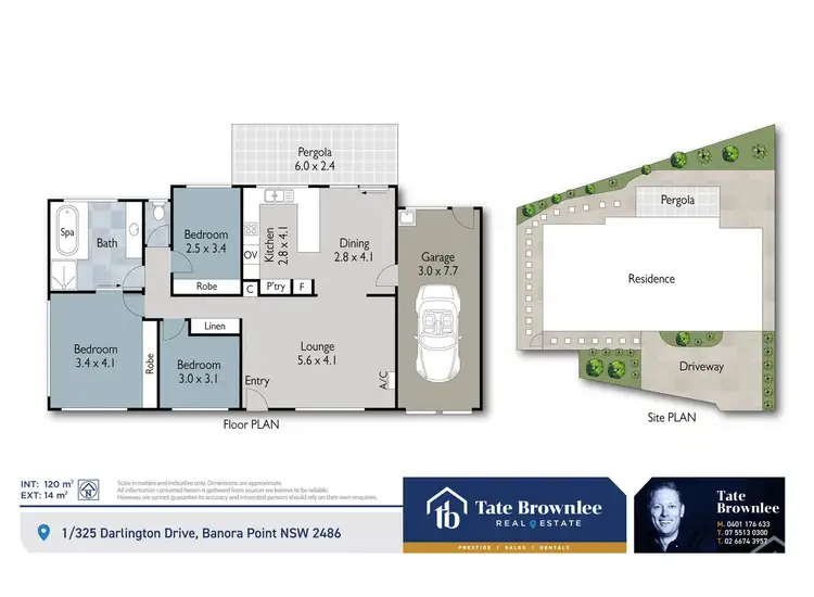 Floorplan of Homely unit listing, 1/325 Darlington Drive, Banora Point NSW 2486